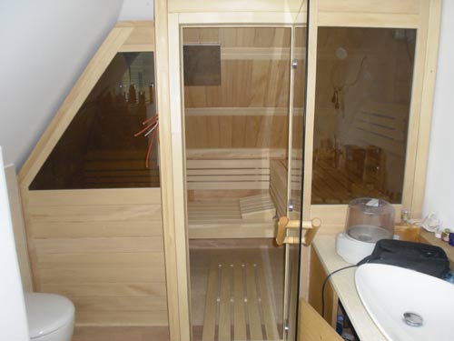 Maßgeschneiderte Kundensauna